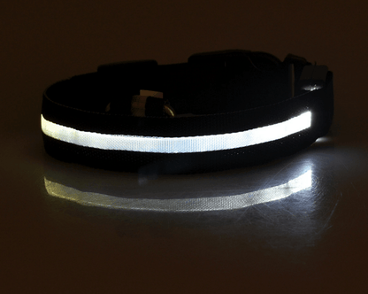 Luminous Glow-In-The-Dark Led Pet Collar: The Ultimate Night Safety Accessory For Dogs And Cats-5