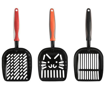 Extra Large Black Coated Aluminum Alloy Cat Litter Shovel