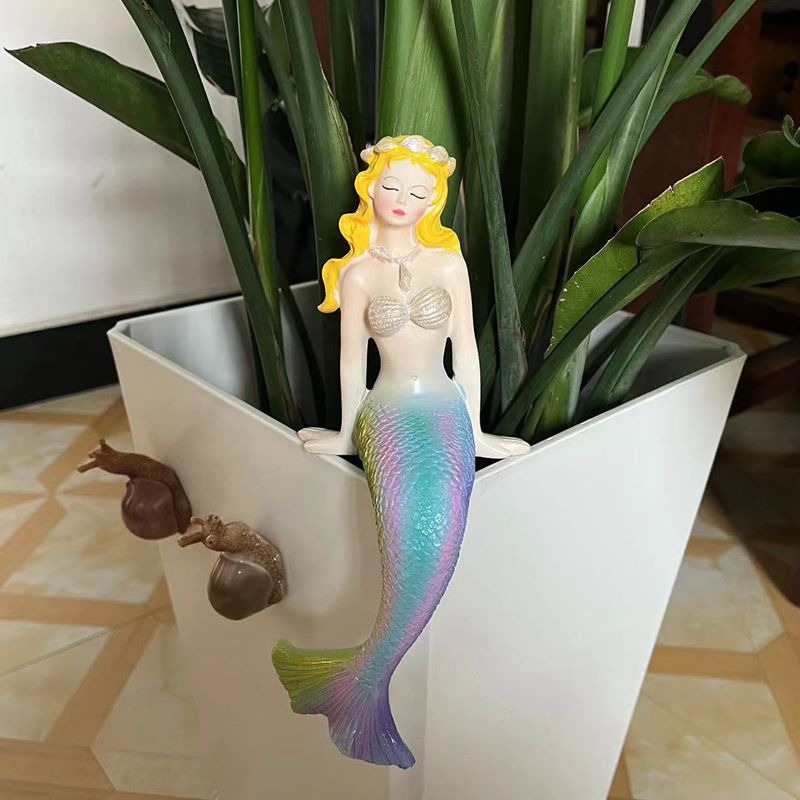 Mermaid Courtyard Decoration Decoration Decoration Decoration Pool Fish Tank Resin