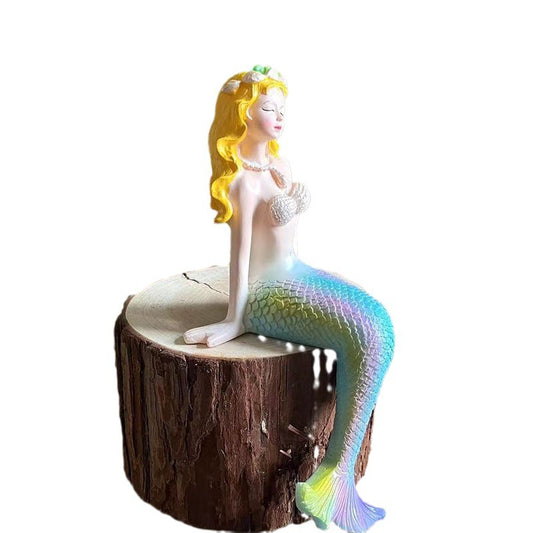 Mermaid Courtyard Decoration Decoration Decoration Decoration Pool Fish Tank Resin