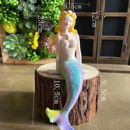 Mermaid Courtyard Decoration Decoration Decoration Decoration Pool Fish Tank Resin