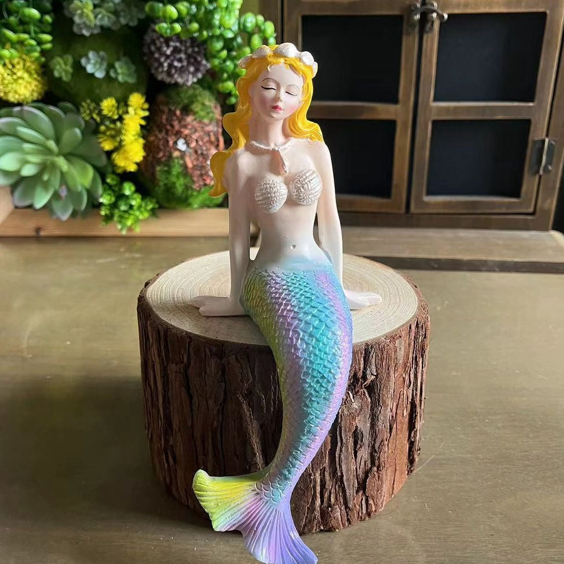 Mermaid Courtyard Decoration Decoration Decoration Decoration Pool Fish Tank Resin