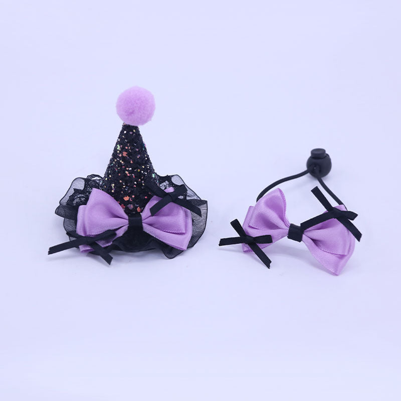 Little Pet Halloween Party Dress Up Supplies Guinea Pig Lizard Rabbit Hat Climbing Pet Kuromi Puffy Skirt