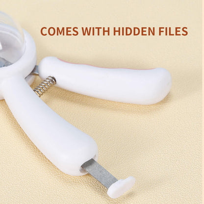 Pet Nail Clipper Stainless Steel Splash-proof Cat Nail Clipper Cleaning Grooming Pet Nail Clipper