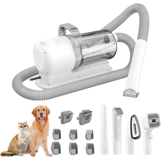 All-in-One Pet Grooming Vacuum With Hair Clipper